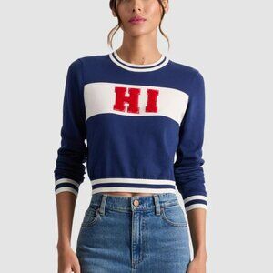 alice+olivia 2025 new contrast color sweater